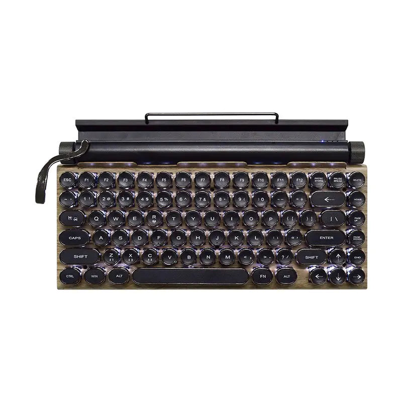 Retro Wireless Typewriter Keyboard