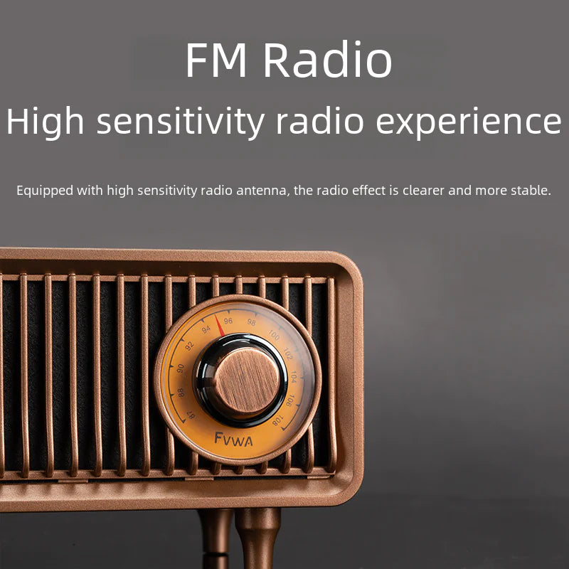 Portable Bluetooth speaker with 6-hour battery life