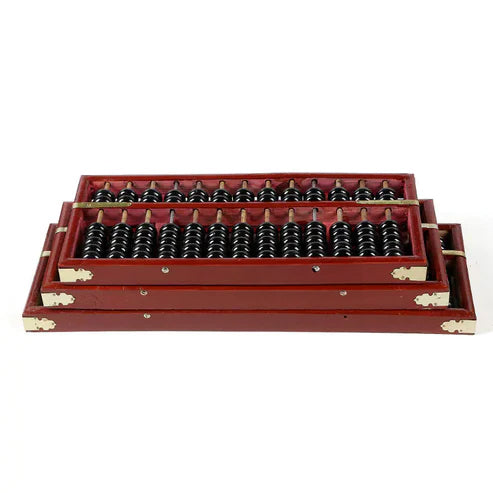 High-quality solid wood abacus for learning or decor