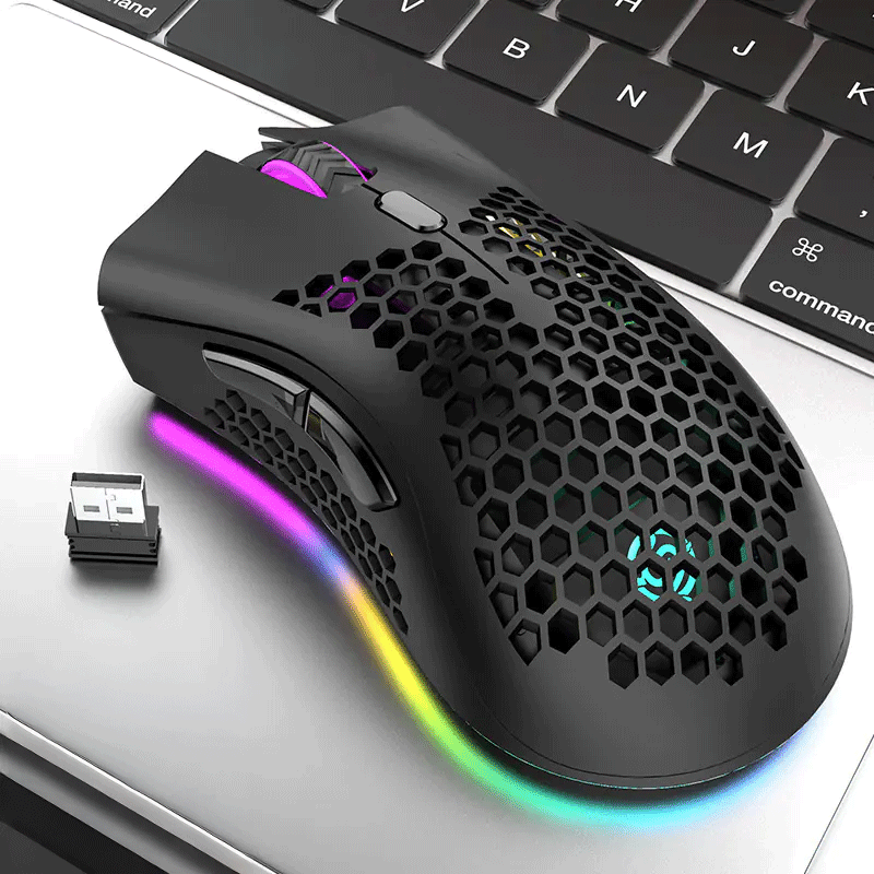BM600 Wireless Gaming Mouse with RGB Lighting