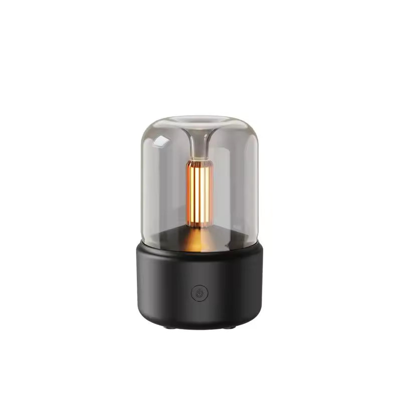 CandleMist essential oil diffuser close-up black
