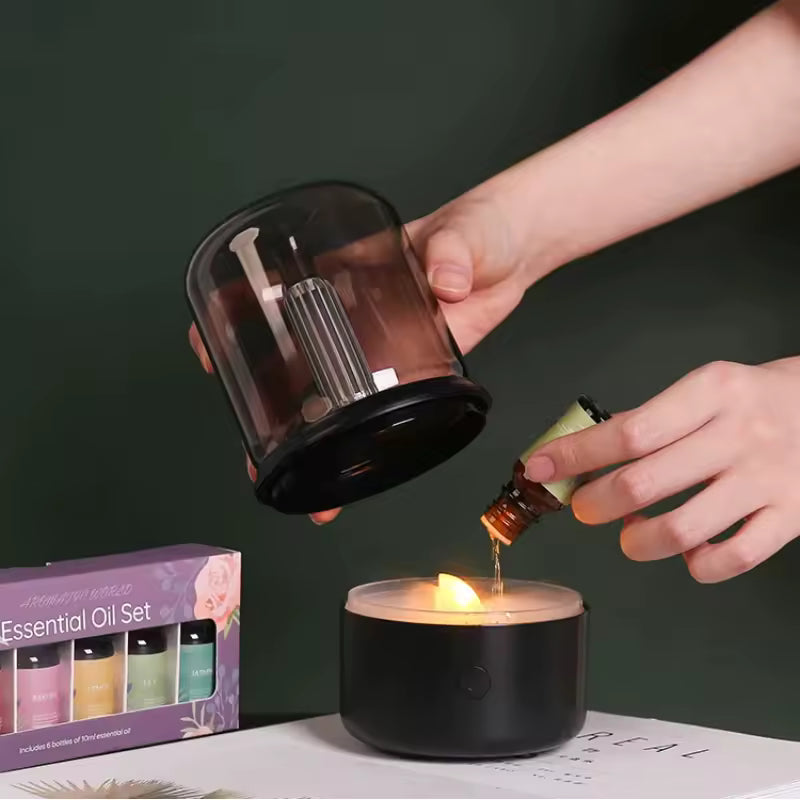 CandleMist USB-powered humidifier in modern home