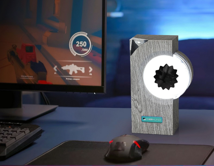 Magnetic Ferrofluid Speaker with Music Rhythm Lamp
