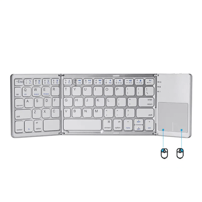 Folding Mini Keyboard with Touchpad