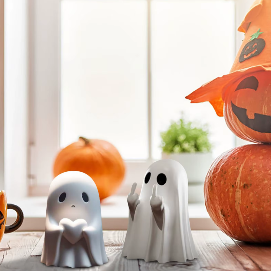 Halloween Love Ghost Ornament