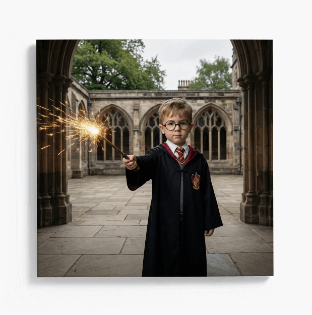 Personalised Kids Prints - Wizard