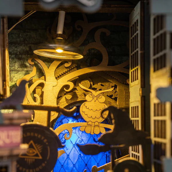 Build your own magical book nook display