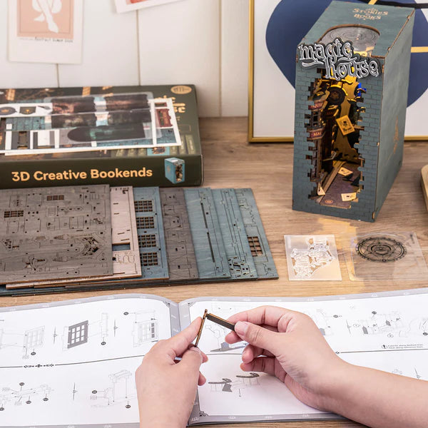 Build your own magical book nook display