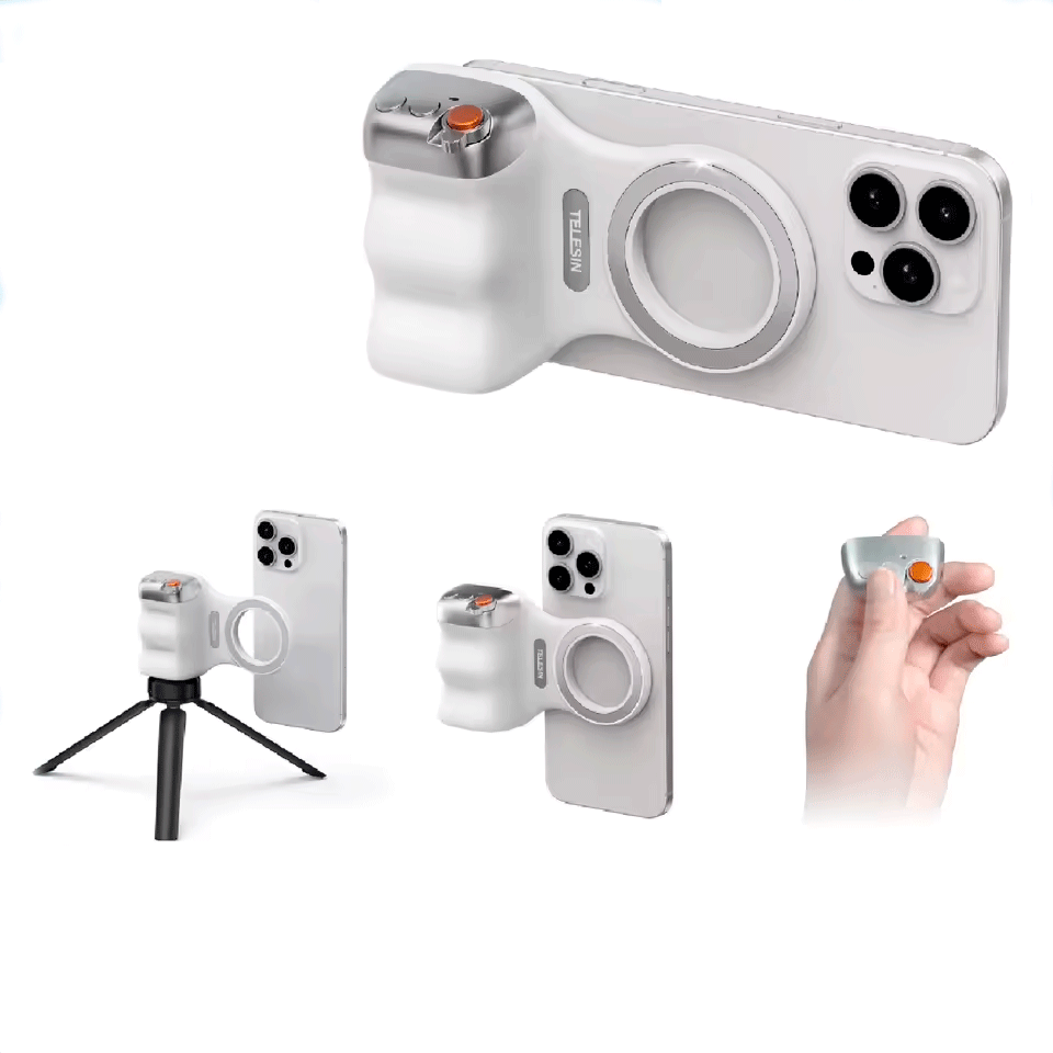 Magnetic Phone Camera Grip