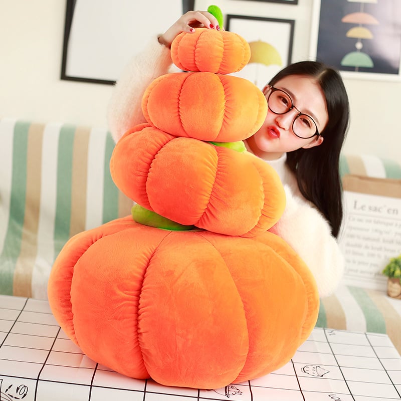 Plush Pumpkin Pillow