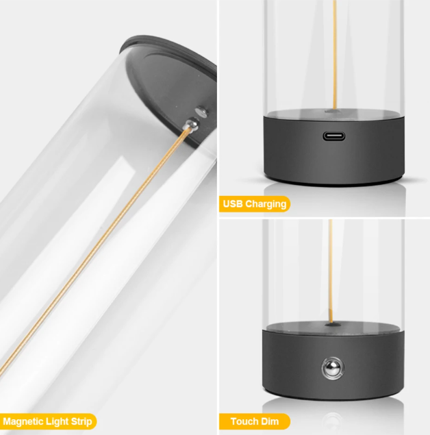 Quantum Magnetic Suction Lamp