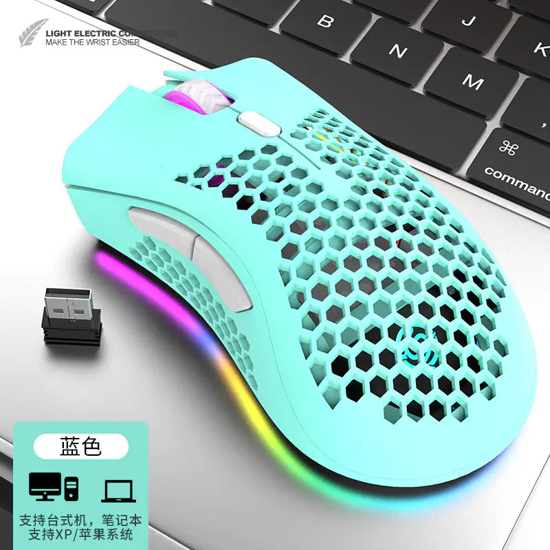 BM600 Wireless Gaming Mouse with RGB Lighting
