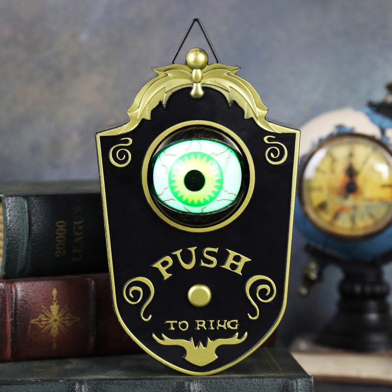 Animated Eyeball Halloween Doorbell Decoration
