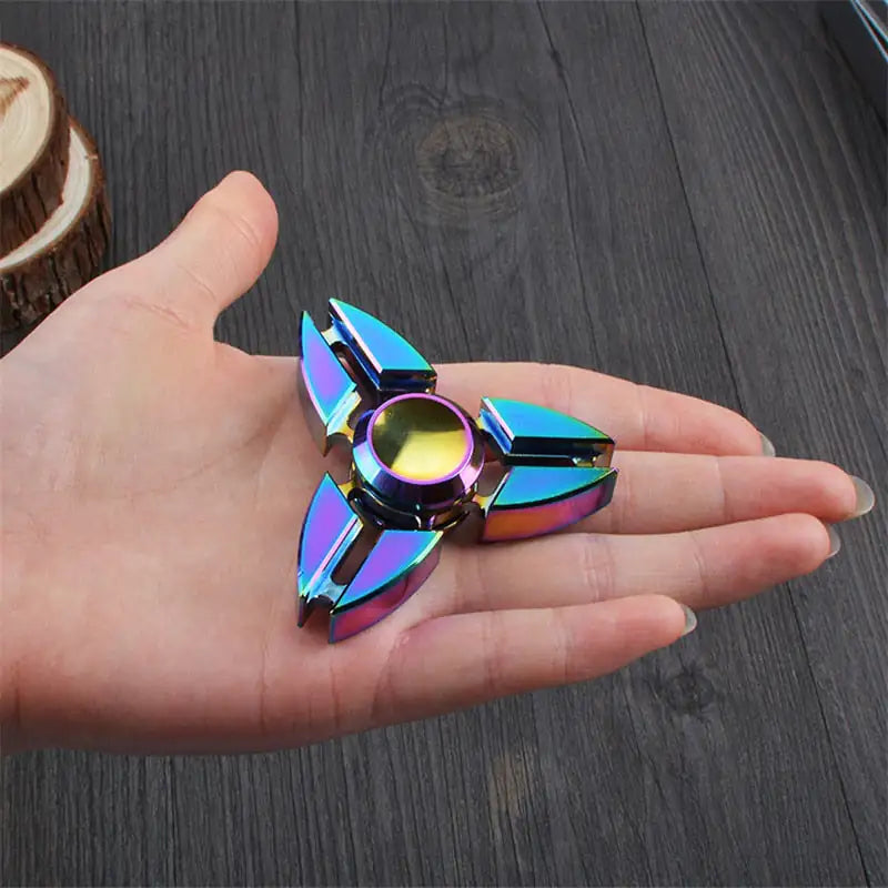 Quiet and calming fidget spinner with smooth spin