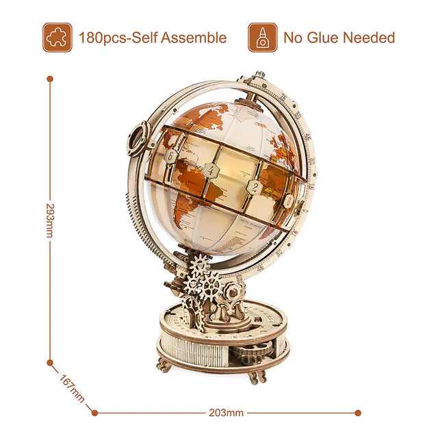 Build your own globe lamp kit