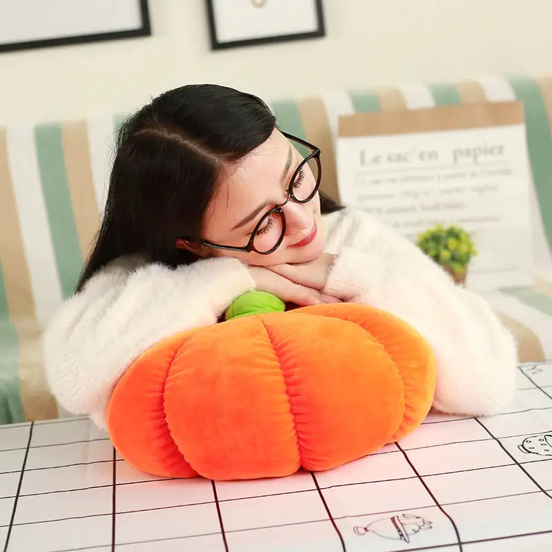 Plush Pumpkin Pillow