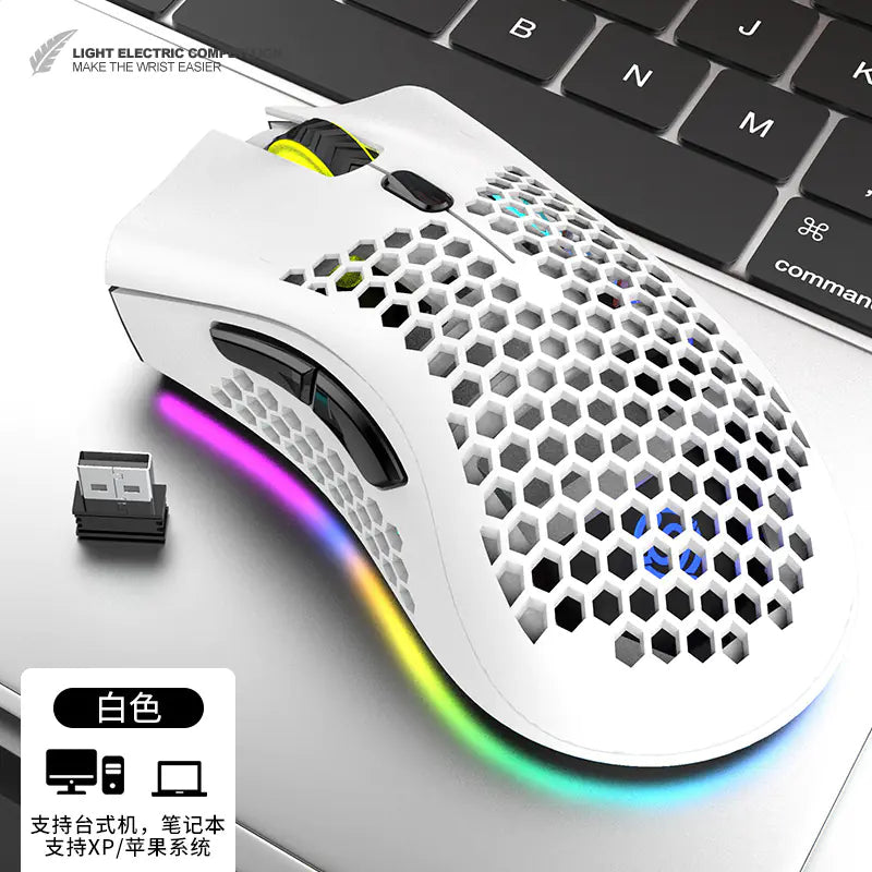 BM600 Wireless Gaming Mouse with RGB Lighting