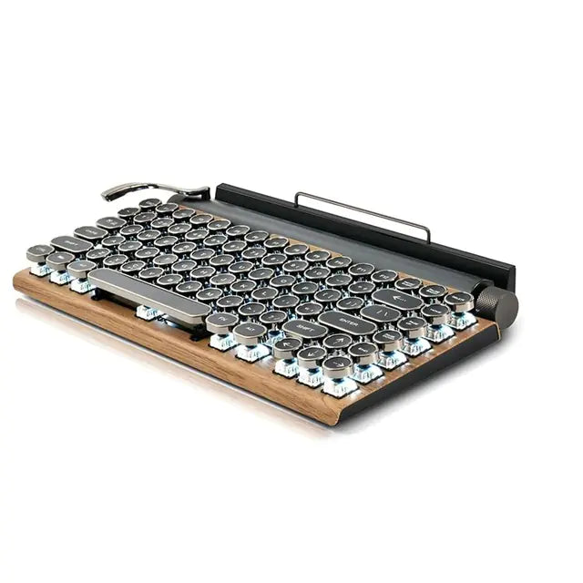 Retro Wireless Typewriter Keyboard
