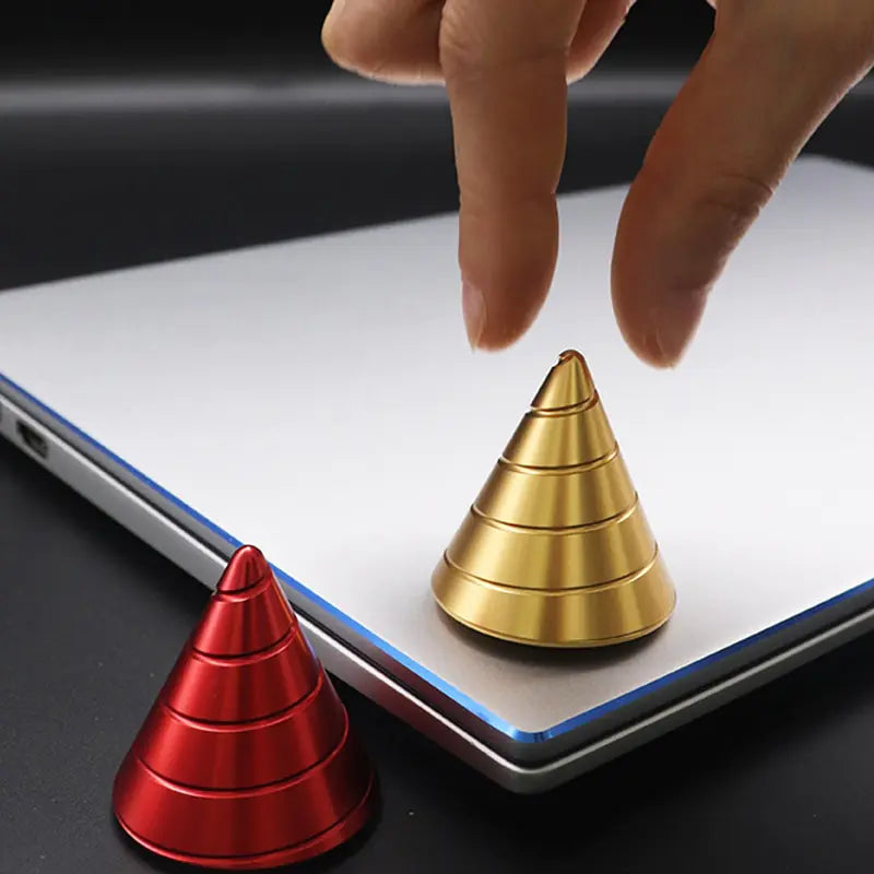 Office desk spinner for stress relief and visual focus