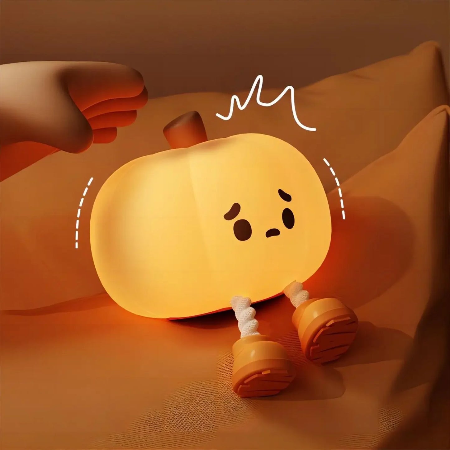 Portable Pumpkin Light for Cosy Halloween Nights