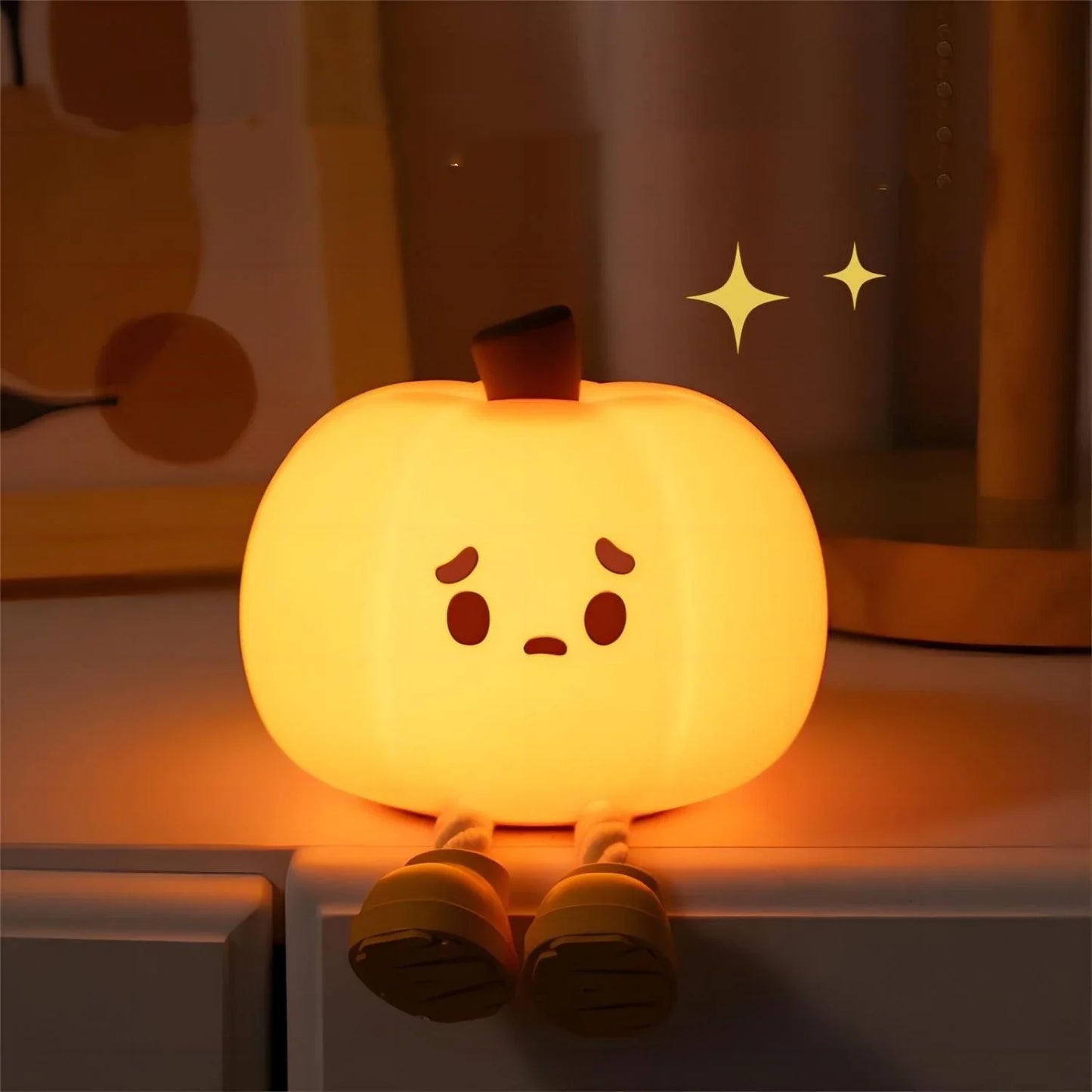 Soft Silicone Halloween Pumpkin Lamp