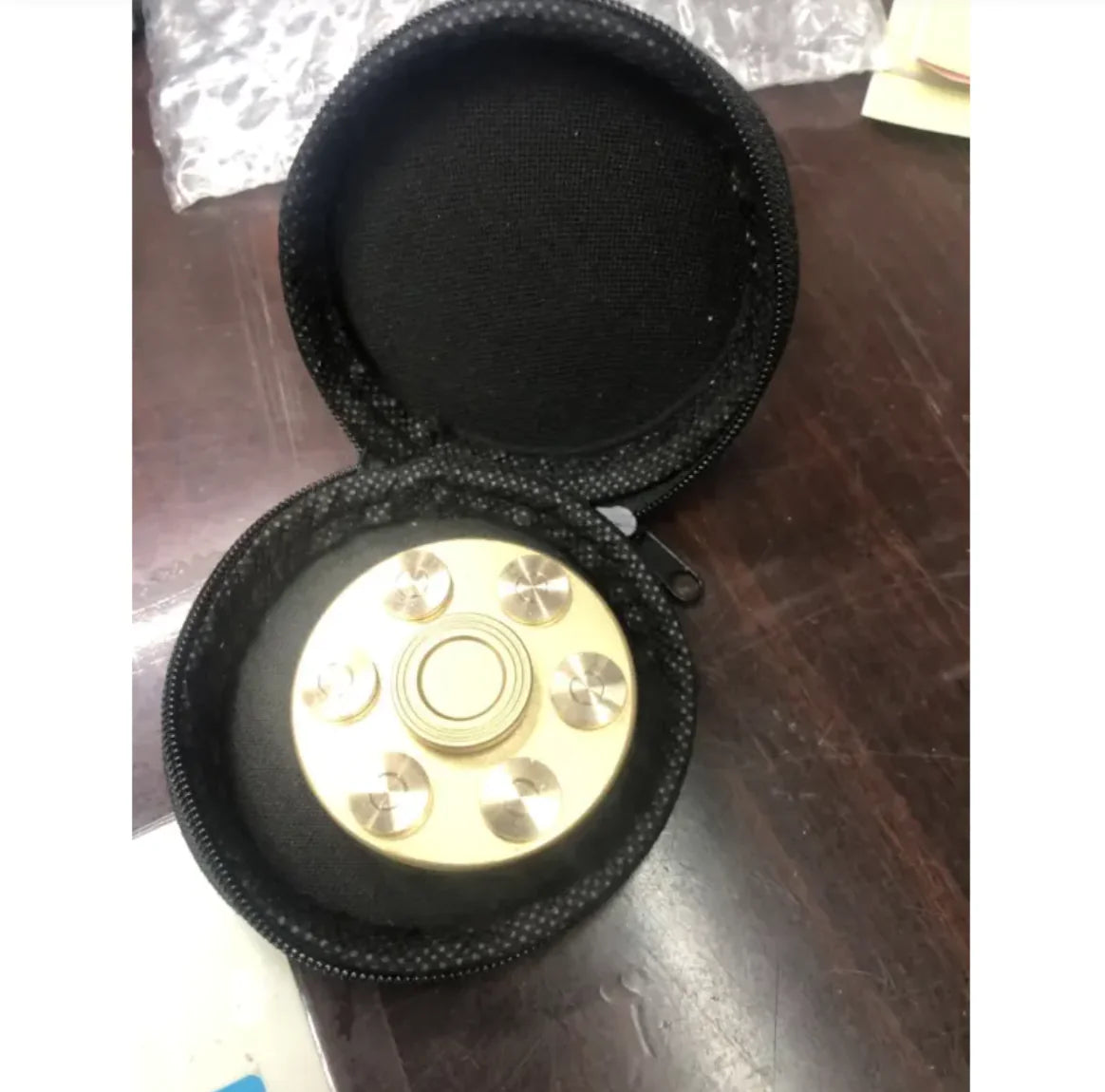 Western-themed cowboy spinner fidget toy with spinning action