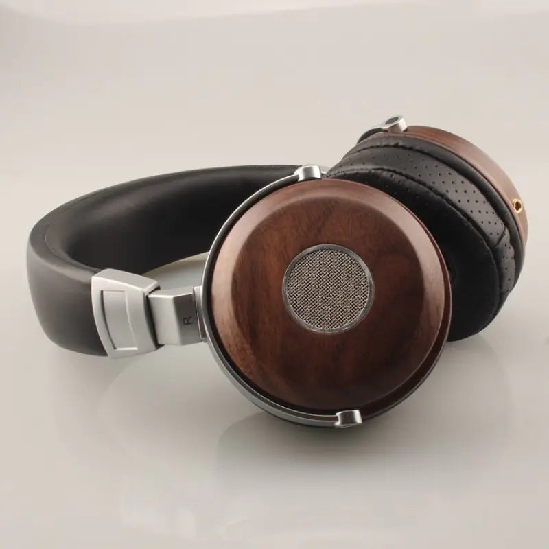 Stylish wooden headphones