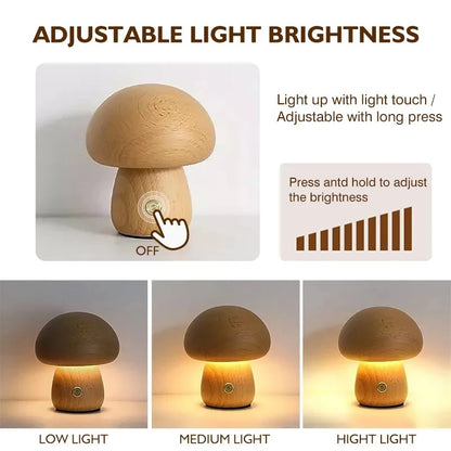 Retro Mushroom LED Night Light