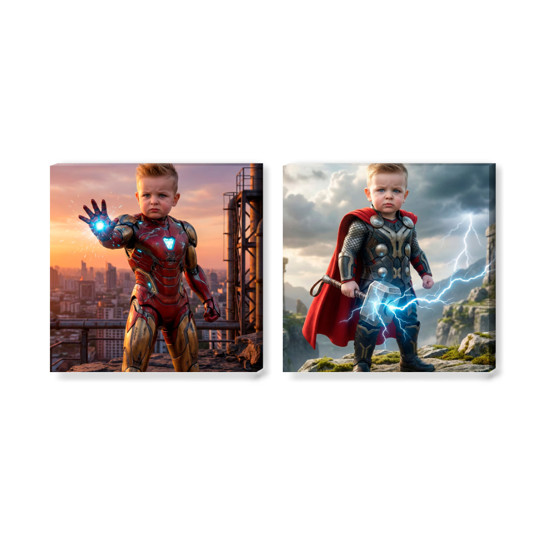Personalised Kids Prints - Superhero