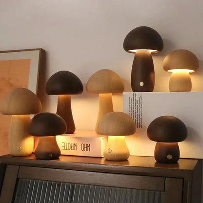 Retro Mushroom LED Night Light