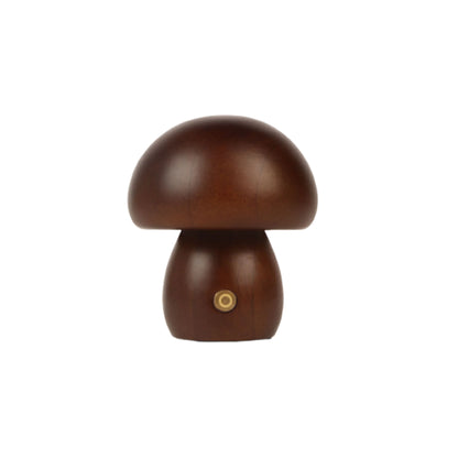 Wooden Mushroom LED Night Light
