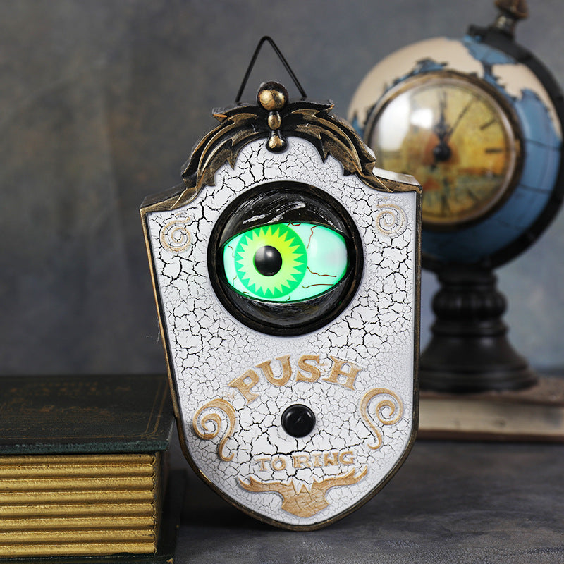 Animated Eyeball Halloween Doorbell Decoration