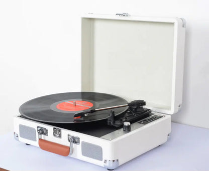 All-in-One Record Player - Retro Vinyl Style