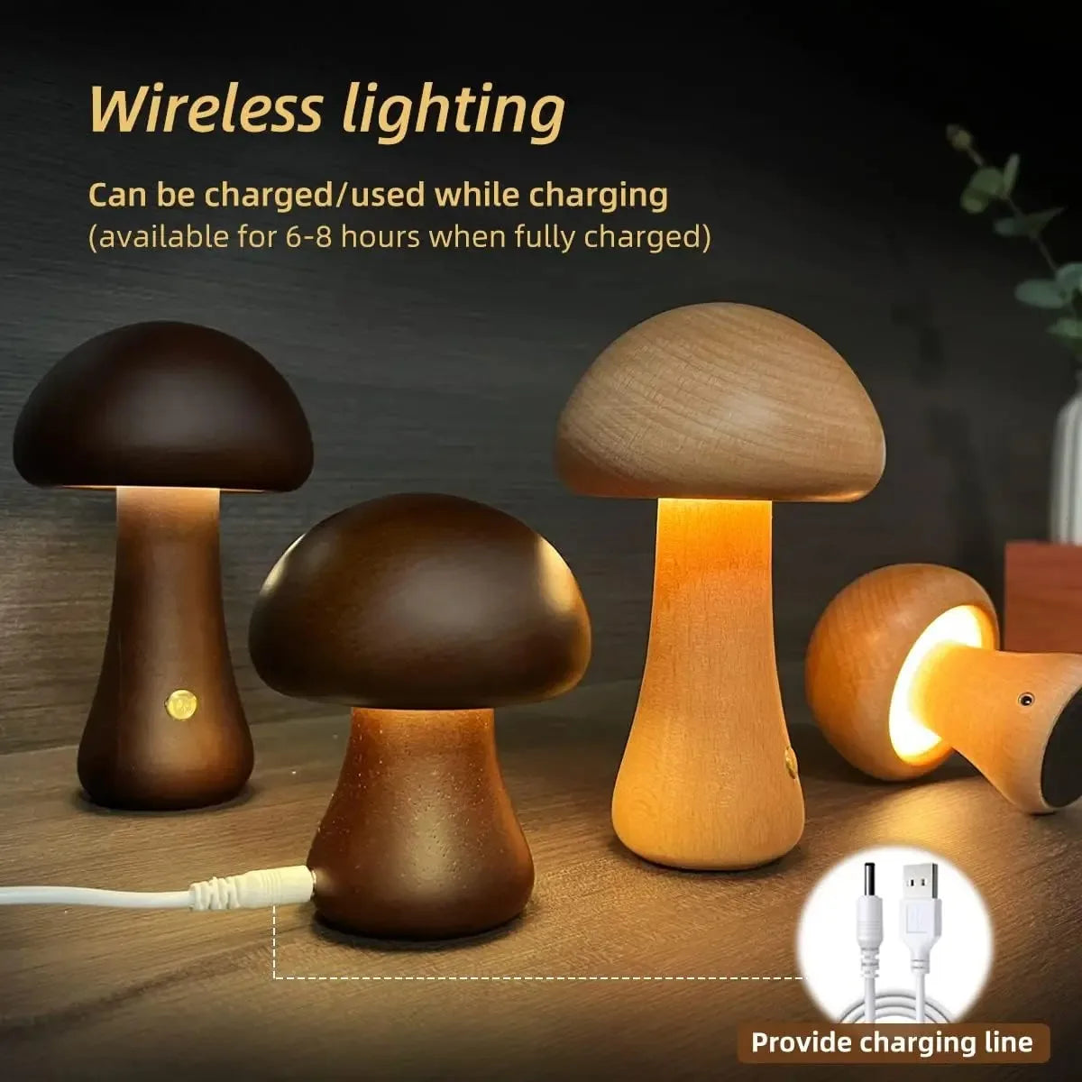 Retro Mushroom LED Night Light