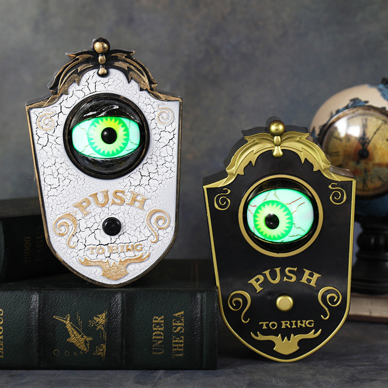 Animated Eyeball Halloween Doorbell Decoration