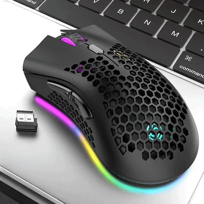 BM600 Wireless Gaming Mouse with RGB Lighting