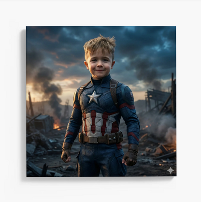 Personalised Kids Prints - Superhero