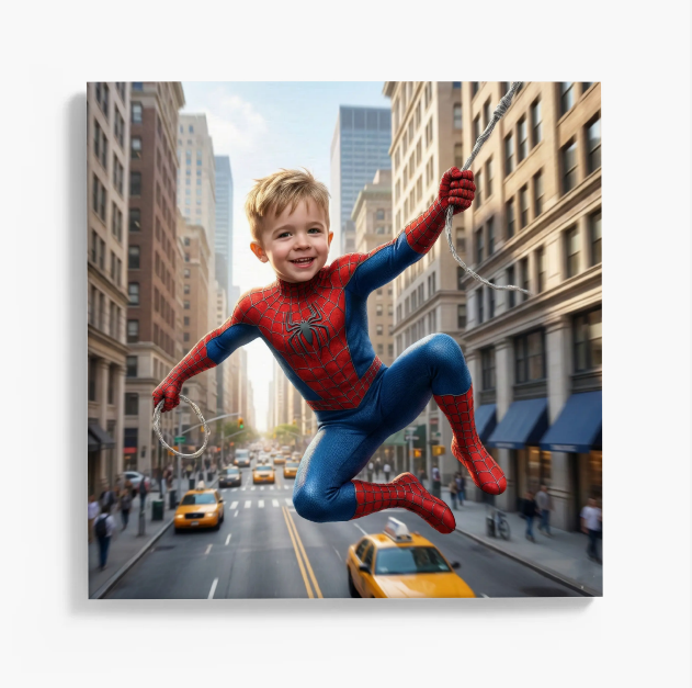 Personalised Kids Prints - Superhero