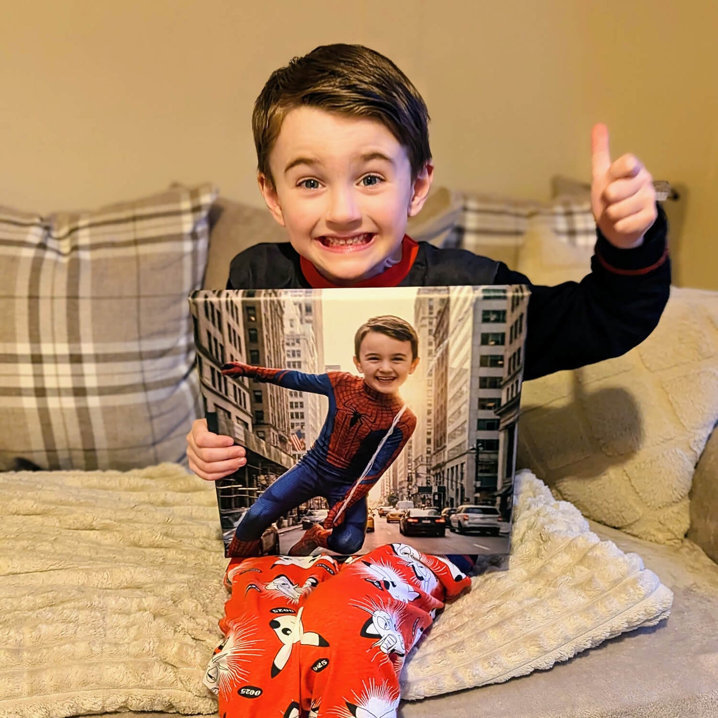 Personalised Kids Prints - Superhero
