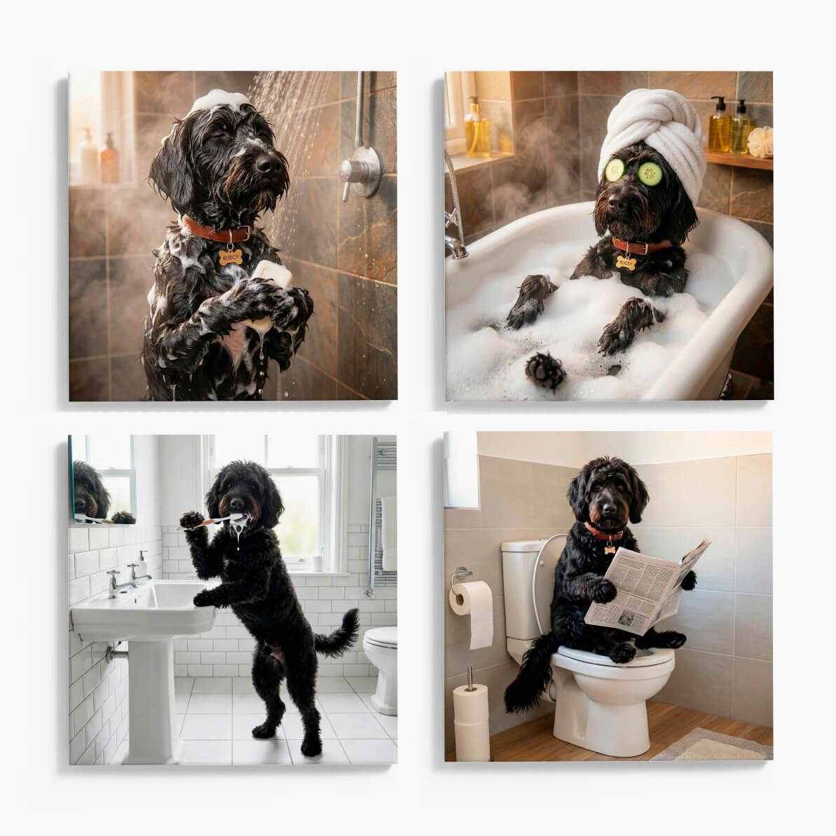 Personalised Pet Prints - Bathroom