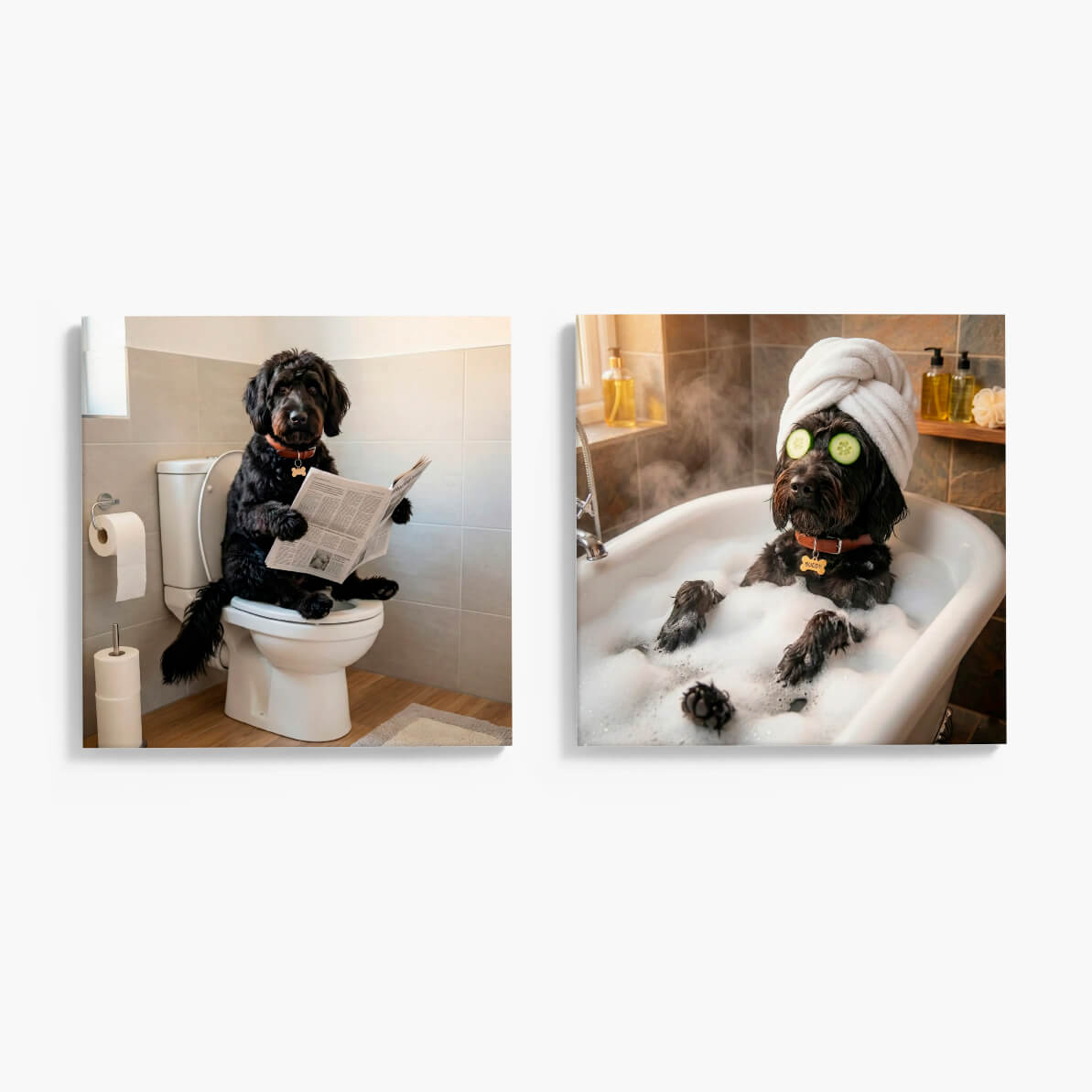 Personalised Pet Prints - Bathroom