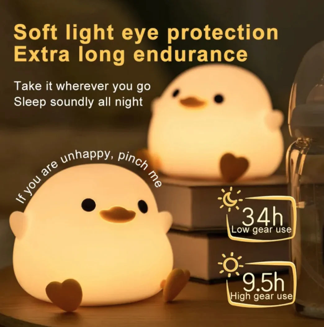 Doudou Duck Silicone Night Light