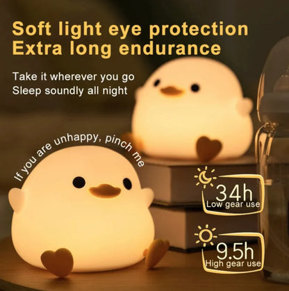 Doudou Duck Silicone Night Light