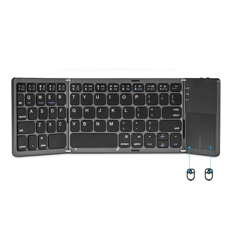 Portable, Folding Mini Keyboard with Touchpad | Oddly Epic