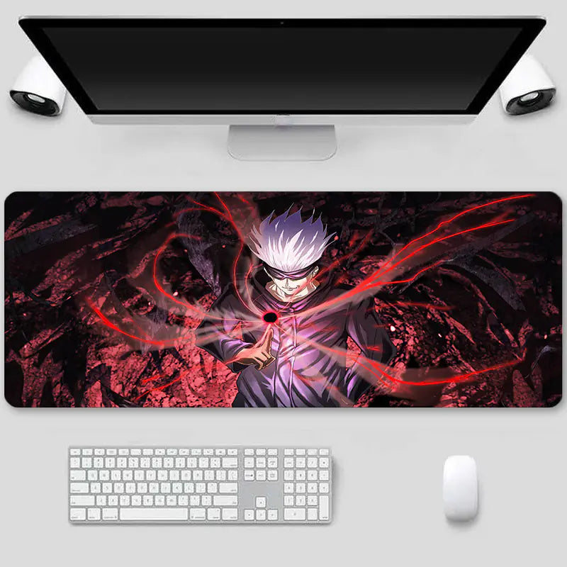 Anime mouse mat - red energy