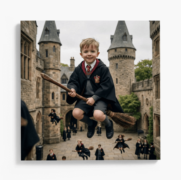 Personalised Kids Prints - Wizard
