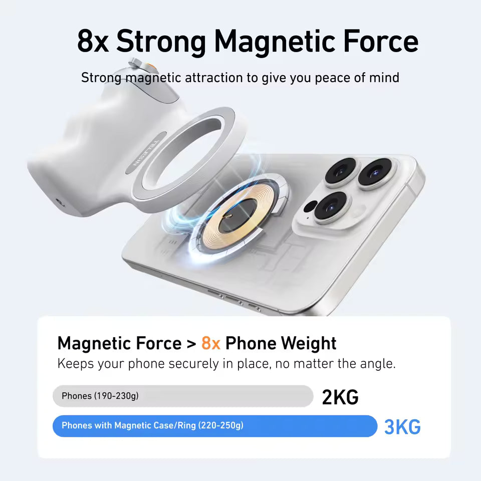 Magnetic Phone Camera Grip