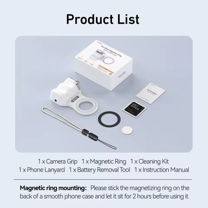 Magnetic Phone Camera Grip