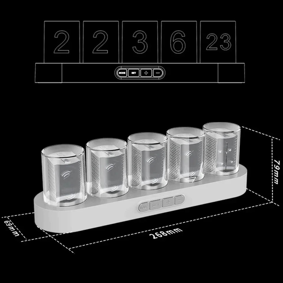 RGB Luminotron Digital Clock