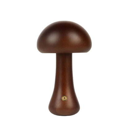 Wooden Mushroom LED Night Light